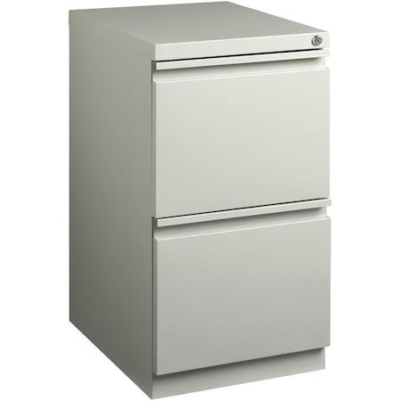 Lorell 15" W Lorell Mobile Pedestal, Light Gray LLR49525