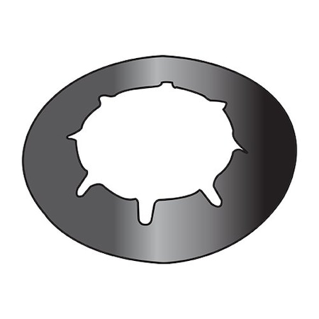 Zoro Select C13727-020-4 Stud Receiver Round Blk Phos, 3000Pk 613666