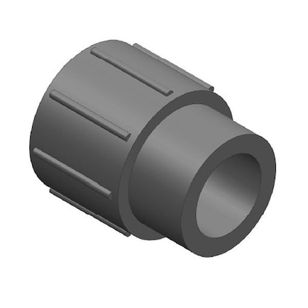 Zoro Select PVC, CouplingBody, 6inSocket, 3/4inSocket 829524FB