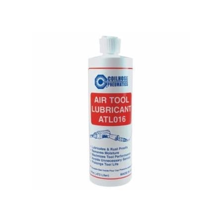 Coilhose Pneumatics Air Tool Lubricant, 16 oz Fliptop Bottle, 12PK 166-ATL016