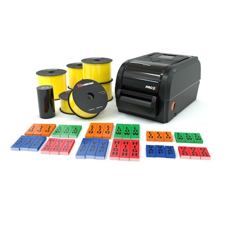 Labeltac LabelTac Pro X Yellow Ammonia Pipe Marking Bundle PKG-AMM-Y-LTPX