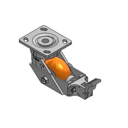 Albion Caster, Maintenance-Free, 4x2, 18AN04228SFBB 18AN04228SFBB