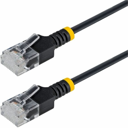 Startech.Com ULTRA SLIM UTP CAT6A CABLE SUPPORTS UP TO 10GBPS; NOT RATED FOR POE; 40% SLIMMER N6APATUTP34BKS-2FT