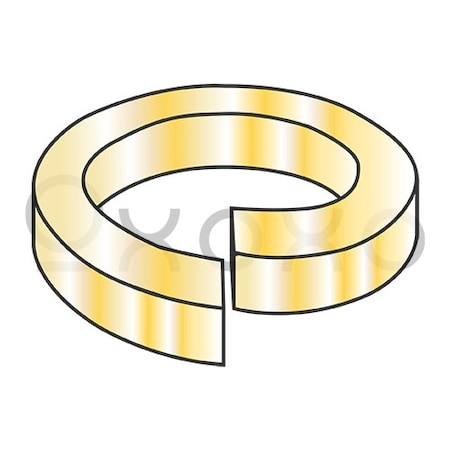 Oxoxo 3/4 Extra Heavy Duty Split Lock Washer Mechanical Zinc Yellow, 500PK 593622