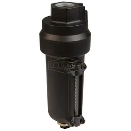 Dixon 1 Series Drip Leg Automatic Drain with Sight Glass, 1/2 in PTF Port, 250 psig Pressure Range, 2 SCFM 17-016-107