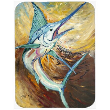 Carolines Treasures Billfish Glass Cutting Board- Large JMK1167LCB