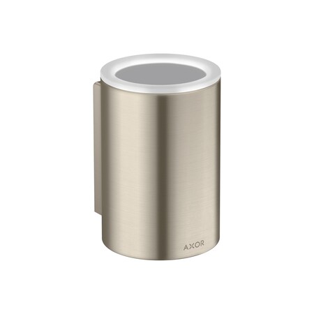 Axor Universal Circular Toothbrush Tumbler in Brushed Nickel 42804820