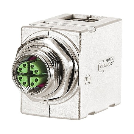 Metz Connect Panel Feed-Through Adapter, Metallike MWN911A415