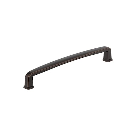 Amerock Franklin 6-5/16 inch (160mm) Center-to-Center Oil-Rubbed Bronze Cabinet Pull, 25PK 25VMP37053ORB