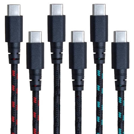 Fusebox Type C to Type C Cable 9 in. Assorted, 3PK 215 0013 FB4