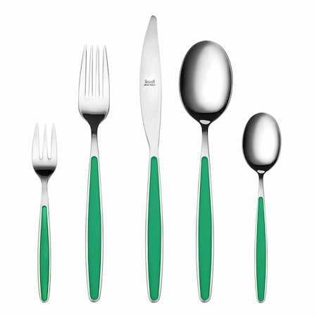 Mepra Caramella Flatware Set - 30 Pieces - Mint 112S22030