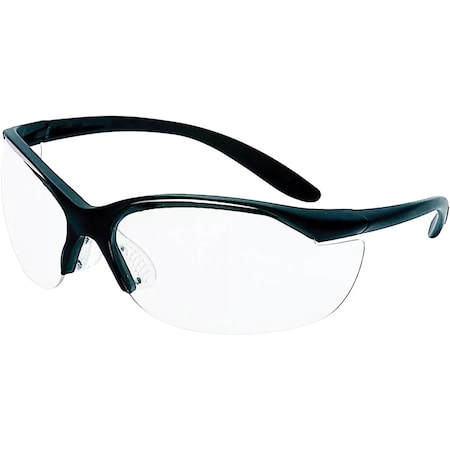 Honeywell Howard Leight Vapor II black frame with clear lens and anti-fog coating Retail R-01535