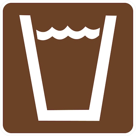 Lyle Drinking Water, 24x24, Diamond Grade, Brown G-13521-DG_24x24
