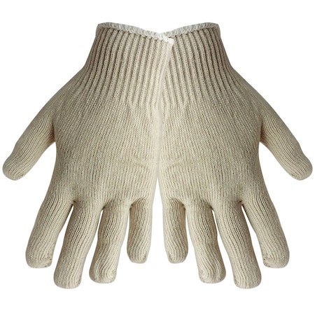 Global Glove Standard Weight String Knit Gloves, Men's, 12PK S55