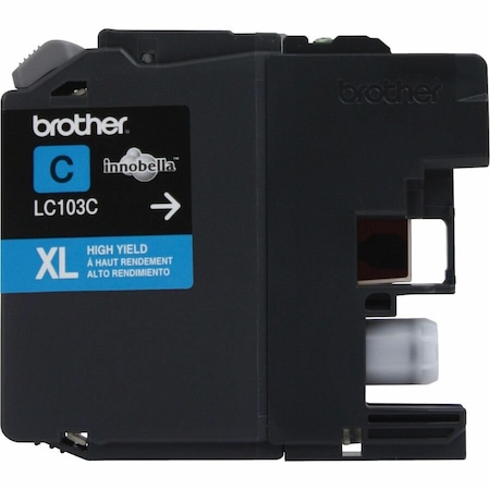Brother Cartridge, High-Yield, Cyan BRTLC103C