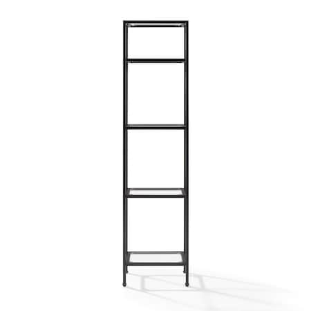 Crosley Aimee Narrow Etagere Bookcase CF6114-BZ