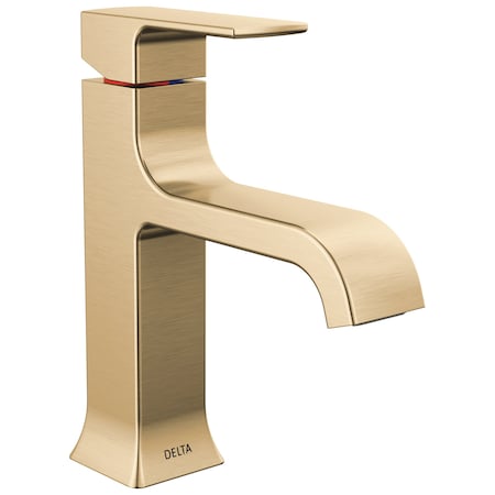 Delta Velum Single Handle Bathroom Faucet In Champagne Bronze 539-CZMPU-DST