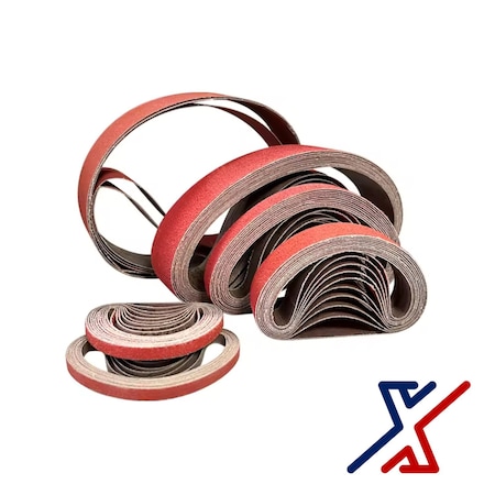 X1 Tools 4 in x 36 in 36 Grit Cloth Backed Aluminum Oxide Sanding Belt, 36PK X1E-CON-SAN-BEL-4500x36