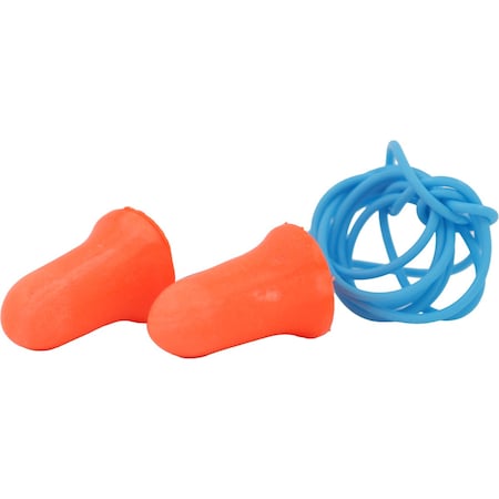 Honeywell Howard Leight Disposable Soft Polyurethane Foam Corded Ear Plug, NRR 33, 1250PK MXM-5-30