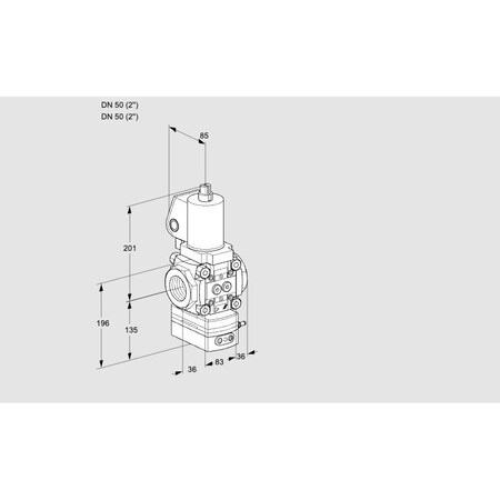 Honeywell Kromschroder VAD3T50N/NQSL-50A KS88008475
