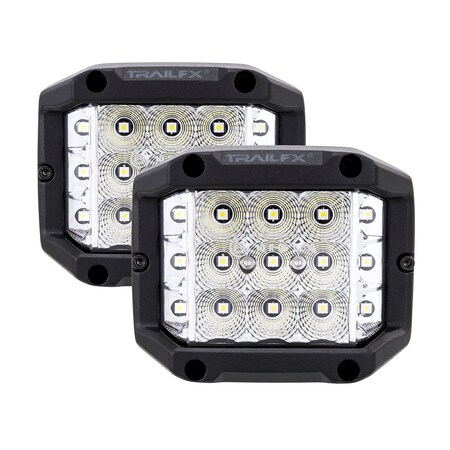 Trailfx LED Driving-Fog Light, 15 Clear High Intensity LED 5 Watt Bulbs PODSIDF2