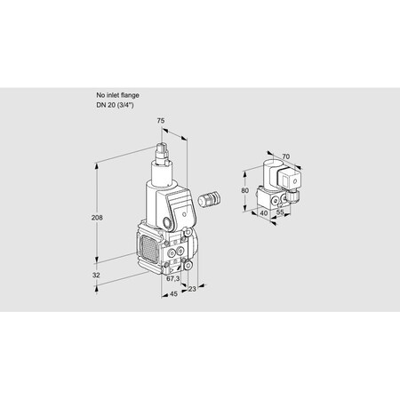 Honeywell Kromschroder VAS1-/20R/LW KS88021765