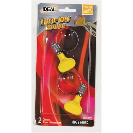 Ideal 807Y20052 Size 20 Turn Key Hose Clamp Turn Key in Stainless Steel, 10PK 4238309
