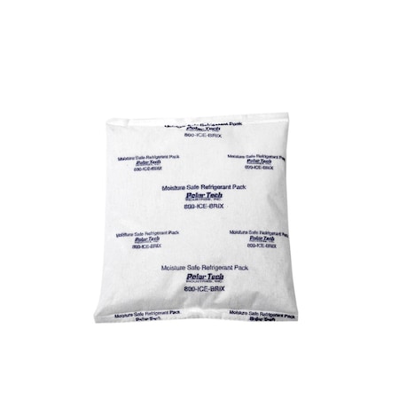 Polar Tech Industries Cold Pack, 6 in L, 6 in W, 1 in H, 12 oz Weight, 12 PK TP 12/MS