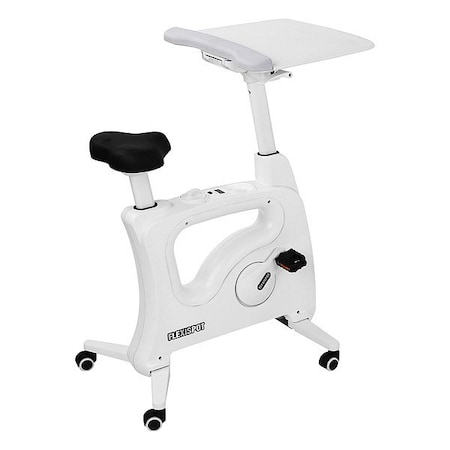 Flexispot Desk Exercise Bike, Unassembled, White V9
