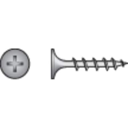 Hillman 8 x 2.5 in. Phillips Black Coarse Drywall Screw, 2500 Per Pack, 2500PK 401790050