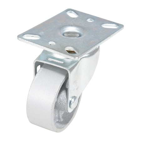 Vestil Cast Iron/Steel Swivel Caster 3 In. Diameter x 1 In. Width 350 Lb. Capacity Gray CST-MA-3X1.25-S