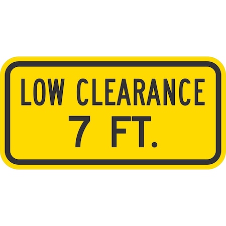 Lyle Low Clearance 7 FT., 18x9, Engineer Grade, Yellow G-11462-EG_18x9