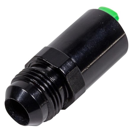 Light House Beauty 491992-BL -8 AN to LT1 EFI 0.37 in. Line Feed Side Fitting - Black LI2468796