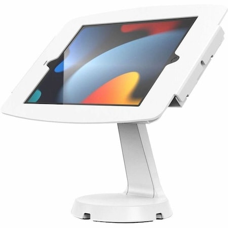 Compulocks IPAD 10.2IN SPACE ENCLOSURE MAST COUNTER STAND - WHITE 333W102IPDSW
