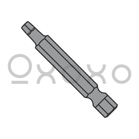 Oxoxo 2X1 15/16X1/4 Square Recess Power Bit, 100PK 174963