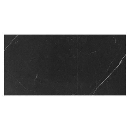 Apollo Tile 12x24 Polished Eastern Black Marble w White Vein Marble Wall and Floor Tile 10 sq ft/case, 5PK APLFTX881224P