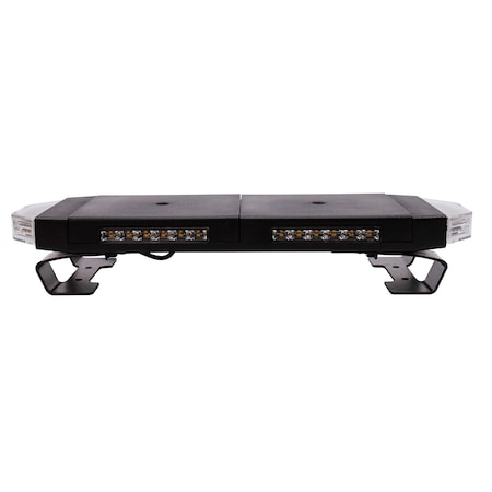 Putco Light Bar, 16 Inch Length; Full Bar; Roof Mount; Amber Strobe LED; Clear Lens; 30 Light Patterns 950116