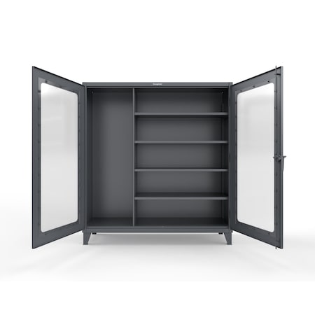 Strong Hold Extreme Duty Clear View Janitorial Storage Cabinet 66-LD-BC-244