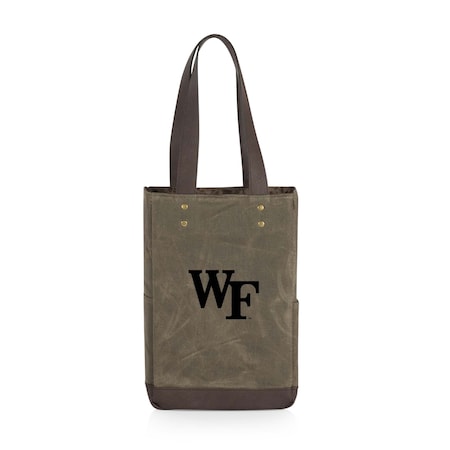 Picnic Time Family Of Brands NCAA Wake Forest Demon Deacons 2 Bottle Insulated Wine Bag 536-02-140-614-0