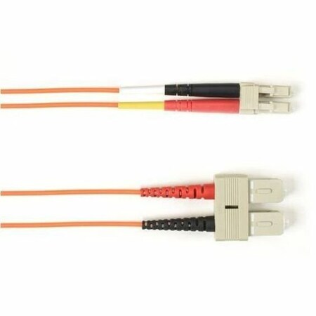 Black Box 1-M, Sc-Lc, 62.5-Micron, Multimode, Pvc FOCMR62-001M-SCLC-OR