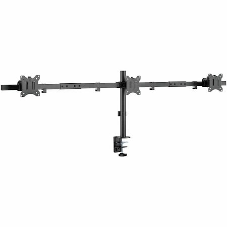 Rocstor ERGOREACH EP4 PREMIUM TRIPLE SCREEN MONITOR MOUNT, C-CLAMP & GROMMET-SUPPORTS U Y10N006-B1