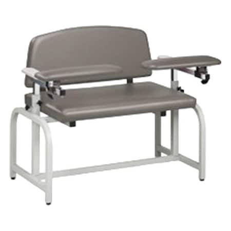 Marketlab Blood Draw Chair, Gray, 700 lb cap., Vinyl 40133-139