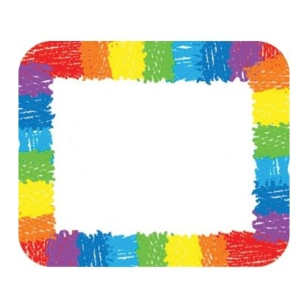 Carson Dellosa Kid-Drawn Rainbow Name Tags, PK240 9476