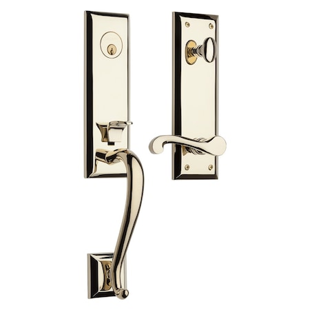 Baldwin Entry Handlesets Lifetime Brass 85355.003.LENT