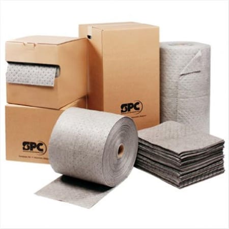 Spc Sorbent Pad, Oil, 15 in x 19 in, Gray 655-MRO100