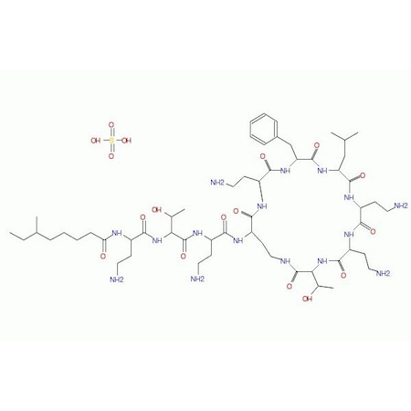 Ak Scientific Polymyxin B sulfate, >6500IU/mg (25g), CAS 1405-20-5 I559-25g
