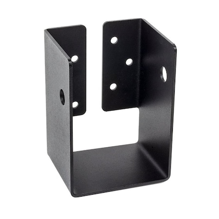 Simpson Strong-Tie APHH Joist Hanger, 5-1/8 in H, 3 in D, 3-9/16 in W, 4 x 6 in, Steel, Black, ZMAX APHH46