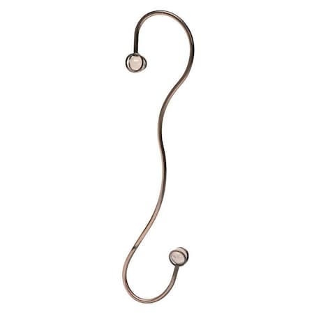 Perky-Pet Hanging Hook, Beaded, Steel, Brushed Copper 85