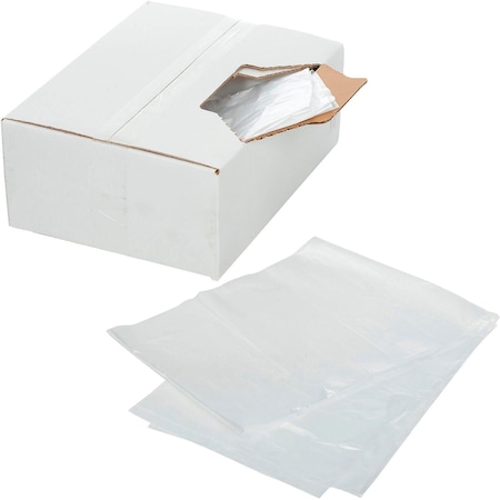 Global Industrial Medium Duty Trash Bags, 55-60 Gal, 0.69 Mil, Clear, 200PK 732335