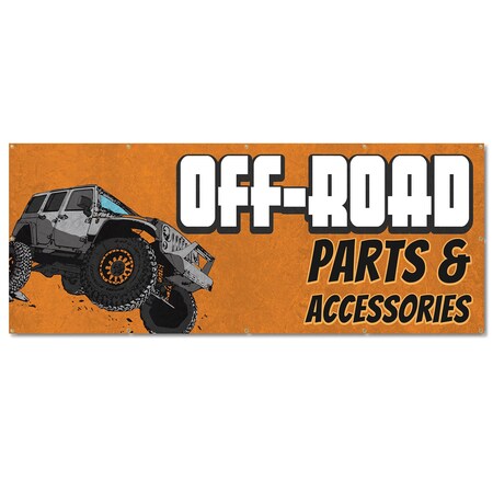 Signmission Off-Road Parts, 48 Inch, Banner B-120-30405